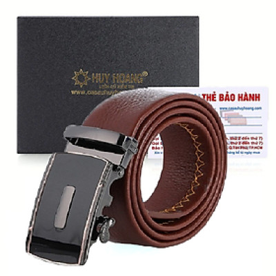 HJ4134 - Dây nịt nam Huy Hoàng Vip màu da