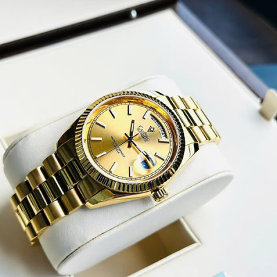 Đồng Hồ Nam Cadisen C8215M2 Chính Hãng Full Box Chống Nước Kính Chống Xước Dây Thép BH 2 Năm Máy Cơ