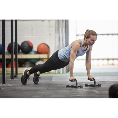 Dụng Cụ Hít Đất, Chống Đẩy Chính Hãng ADIDAS ADAC-12233 Iron Push Up Bars (1 Cặp) - Chịu Tải 150Kg