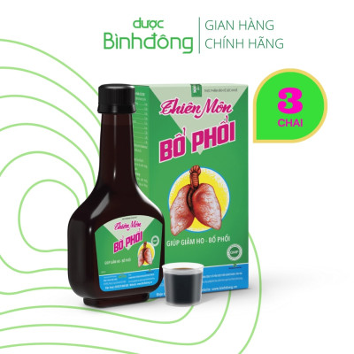 Combo Phục Hồi Sức Khỏe Sau Bệnh của Dược Bình Đông gồm 3 Thiên Môn Bổ Phổi và 3 Bát Tiên Bình Đông