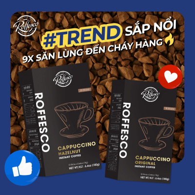 Cappuccino Dành Cho Người Ăn Kiêng Vị Truyền Thống Hộp 10 Gói 200g