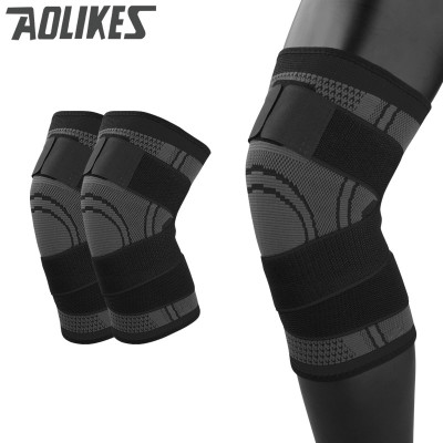 Bộ băng bảo vệ đầu gối AOLIKES A-7720 thiết kế thoáng khí ôm chân breathable sport knee support