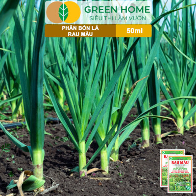 Phân Bón Vi Sinh Rau Màu Greenhome, Gói 50ml, Giúp Nảy chồi, Mướt lá, Mập cây, To quả, Nặng ký