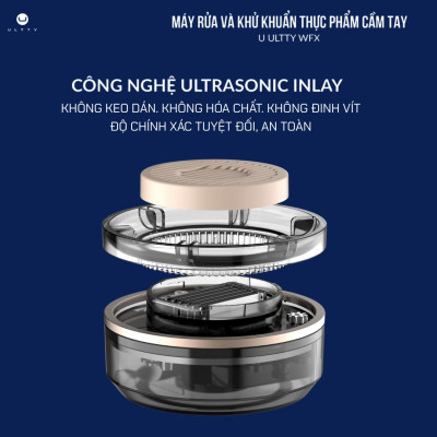 Máy rửa thực phẩm cầm tay U ULTTY model WFX Hàng chính hãng
