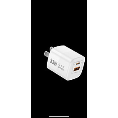 Củ sạc nhanh Wiwu Nano Gan PD + QC Fast Charger Wi-U008 cho điện thoại hỗ trợ sạc nhanh 33W - Hàng chính hãng