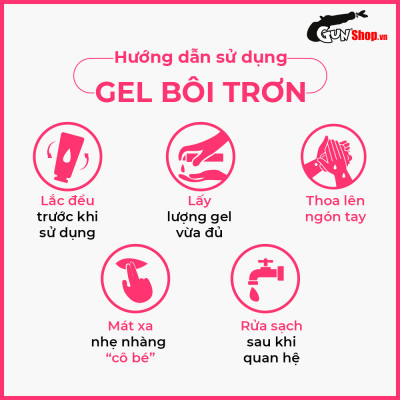 Gel bôi trơn tăng khoái cảm nữ Shell Love - Chai 50ml