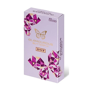 Bao Cao Su Jex Glamourous Butterfly Dot - Gai nhỏ - Ôm khít - 8s