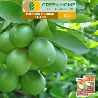 Phân Bón Kali Bo Greenhome, Gói 25g, Kích Thích Ra Hoa, Giảm Rụng Trại Non, Nuôi Quả To, Chắc Ruột, Tăng Độ Ngọt