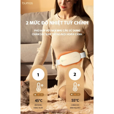 [MẪU MỚI 2025] Máy Massage Giảm Đau Bụng Kinh  LS01 - Hỗ Trợ Chống Lão Hoá Da Sau Sinh.