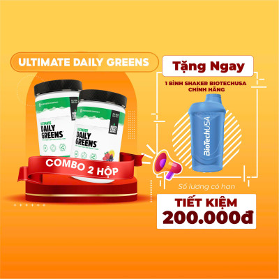 Bổ Sung Siêu Thực Phẩm Ultimate Daily Greens North Coast Naturals Hộp 270g