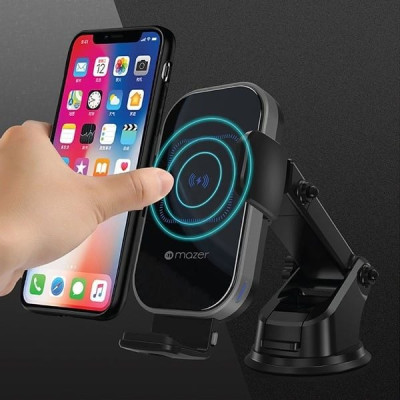 Đế Sạc Ôtô Không Dây Mazer Infinite.Boost Air.Drive V2.0 15W Wireless Car Mount - Hàng Chính Hãng