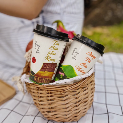 TRÀ SỮA GẠO NHẬT RANG TACHA FARM