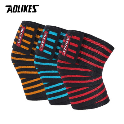 Băng quấn đầu gối tập gym AOLIKES YE-7167 Knee compression straps - Hàng Chính Hãng