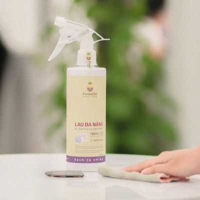 Bình xịt tẩy lau đa năng Fuwa3e hương nhu 500ml lau kính lau bếp và nhiều bề mặt