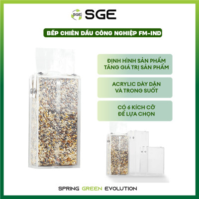Hộp định hình gạo RB500. Chế tạo từ nhựa acrylic đặc biệt dày dặn và cứng cáp, chịu được lực tác động cao từ bên ngoài. Hàng chĩnh hãng Thái Lan