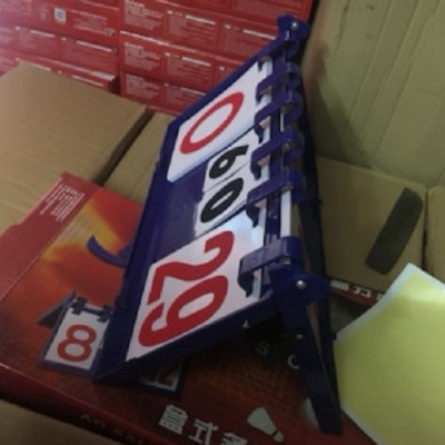 Bảng điểm lật tay Aosaite đánh số từ 01 đến 30 bằng nhựa dẻo, có thể gập gọn khi không sử dụng, bảng điểm để bàn cho các môn thể thao