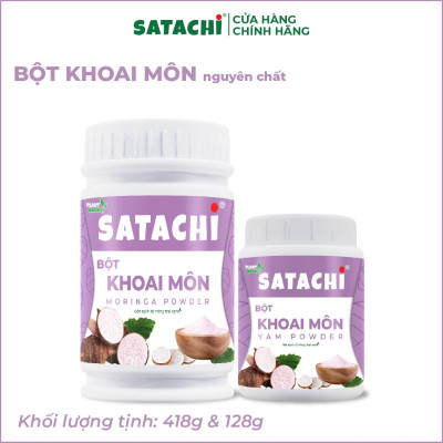 Bột Khoai Môn nguyên chất SATACHI. Tốt cho hệ xương khớp, sức khỏe răng miệng, tim mạch. Hộp 418g