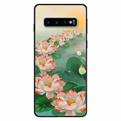 Ốp lưng in cho Samsung S10 Mẫu Bảy Đóa Sen