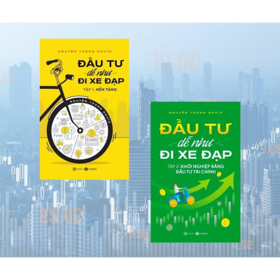 Sách - Đầu Tư Dễ Như Đi Xe Đạp - Combo 2 Tập - Nguyễn Trọng Nghĩa - Thái Hà Books