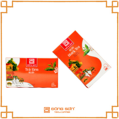 Trà Đen [ Ruby ] túi lọc - 25 Túi x 2gr - Màu nước đỏ Ruby, hương vị đậm - Đông Sơn