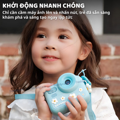 Máy ảnh cho bé trai bé gái chụp hình mini kèm thẻ nhớ hàng chính hãng Zoyzoii Kids Camera E28