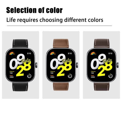 Dây đeo dành Cho đồng hồ thông minh Xiaomi Redmi Watch 4 / Mi band 8 Pro - Dây da đeo 22mm cho smartwatch Redmi Watch 4 / Mi band 8 Pro- Hàng chính hãng
