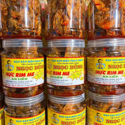 Đặc sản Phan Thiết - Mực Rim Me Đã Chế Biến Ăn Liền Gói 50 Gram Sản Phẩm Trải Nghiệm Là Món Ăn Ngon Ơi Là Ngon. Hạn Sử Dụng 6 Tháng Kể Từ Ngày Đặt Hàng - OCOP 4 Sao