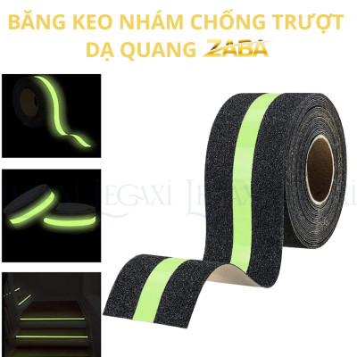 Băng Keo Nhám Dạ Quang Chống Trượt Cầu Thang Bật Thèm Bật Tam Cấp 5cmx5Mét TránhTé Ngã Cho Người Lớn