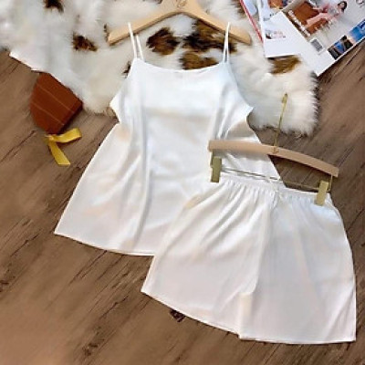 Đồ bộ nữ 2 dây mặc nhà VannhShop chất vải đũi xước Hàn Quốc nhẹ nhàng thoải mái có độ co giãn tốt