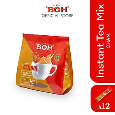 TRÀ UYÊN ƯƠNG ÍT ĐƯỜNG HIỆU BOH - BOH CHAM TEA & COFFEE MIX LESS SUGAR (12