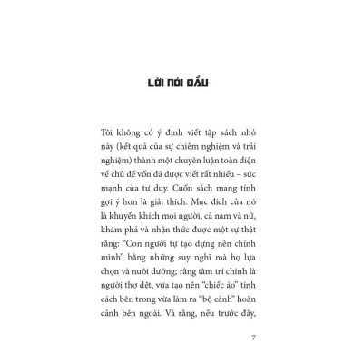 Khi Người Ta Tư Duy - As A Man Thinketh - Bìa Cứng - Bản Quyền