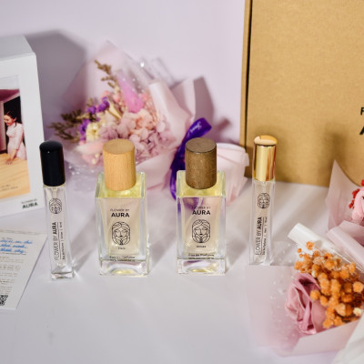 [ Quà Tặng 20.11]Combo Nước hoa thiên nhiên Hers 10ml TẶNG Hoa và Đèn Tranh 3D Set quà tặng dịp 20/11 ý nghĩa