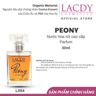 Nước hoa nữ hương Hoa Mẫu Đơn PEONY L054 (30ml)