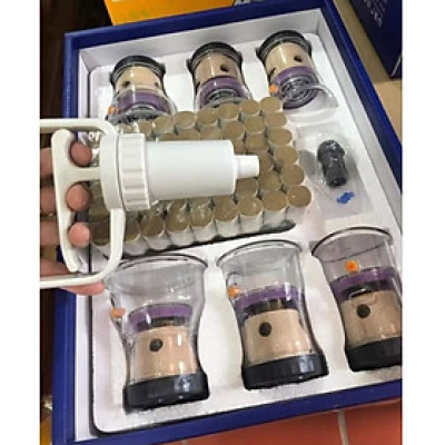 Bộ giác hơi ngải cứu cao cấp 6 cốc - VỪA GIÁC HƠI- VỪA CỨU NGẢI.giúp ôn ấm bài trừ hàn lạnh và lưu thông khi huyết