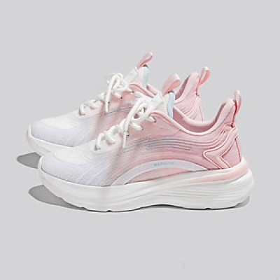 Giày thể thao nữ, giày chạy bộ đế êm nhẹ, thoáng khí đế cao su đúc, chống trơn trượt hạn chế mòn  – GNU2090