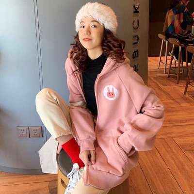 Áo khoác nỉ Thêu Thỏ Con hàng rất đẹp mẫu mới-A545