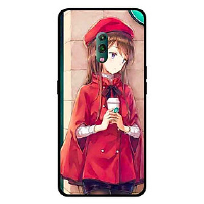 Ốp Lưng in cho Oppo K3 Mẫu Nàng Đồng Phục Đỏ - Hàng Chính Hãng