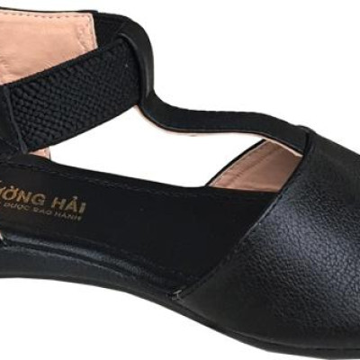 Giày sandal nữ Trường Hải da bò thật đế cao su không trơn dép cao 2.5cm dép thời trang cao cấp SDN074