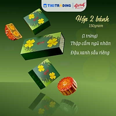 Hộp 2 Bánh Trung Thu Givral Song An 4 (150gr)