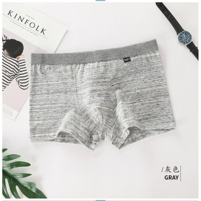 Hộp 4 quần lót nam boxer cotton cao cấp vải mềm co giãn thoáng mát