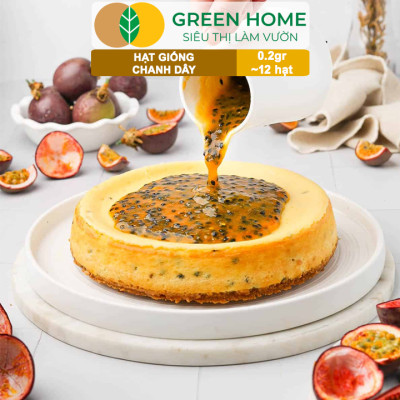 Hạt Giống Chanh dây Greenhome, Gói 0,2g~12 hạt, Dễ Trồng Quanh Năm,Thu Hoạch Nhanh, Năng Suất Cao T21
