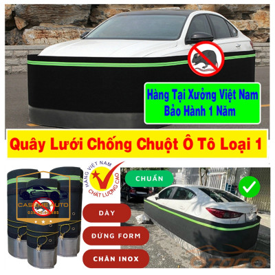 Quây Chống Chuột Ô Tô, Lưới chống chuột ô tô dành cho xe 4-5-7 chỗ chân inox 304 Kèm Dây Cáp và Khóa - Hàng Chính Hãng