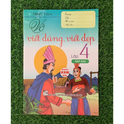 Combo Vở viết đúng, viết đẹp lớp 4 (tập 1 + 2) - dùng chung cho các bộ sgk hiện hành (HA-MK)