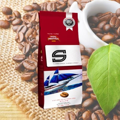 Combo 2 Bịch Cà Phê Trung Nguyên Legend Chữ S Chinh Phục - Bịch 500gr - Cà Phê Rang Xay Pha Phin Đậm Đà, Nguyên Chất, Mạnh Mẽ