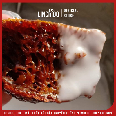 Combo 3 hủ - Mật thốt nốt sệt truyền thống PALMANIA | Nguyên Chất, Tự Nhiên (400 GRAM Hủ PET )