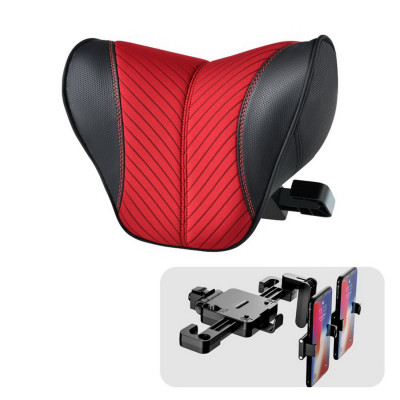 Gối Tựa Đầu Cao Su Non Định Hình 3 Trong 1 Tiện Dụng Điều Chỉnh Đa Góc Kèm Móc Treo Đồ Giá Đỡ Điện Thoại CIND - Nhập Khẩu Chính Hãng