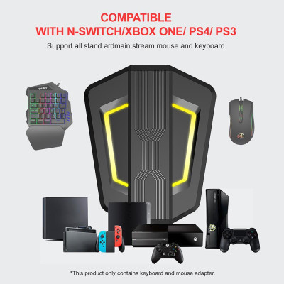 Bộ chuyển đổi bàn phím và chuột HXSJ P6 Thay thế cho N-Switch PS4 PS3 XBox One 360
