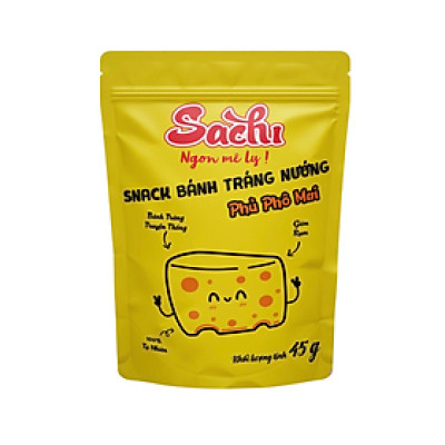 Snack Sachi bánh tráng Vị Phô Mai -  Thùng 50 gói