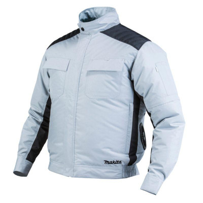 ÁO KHOÁC LÀM MÁT DÙNG PIN SIZE L  MAKITA (KHÔNG KÈM PIN VÀ ĐẾ SẠC) DFJ416AL- HÀNG CHÍNH HÃNG