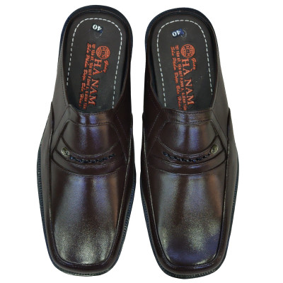 Dép Bít Mũi Nam HÀ NAM Da Bò Thật Cao Cấp GSB2094